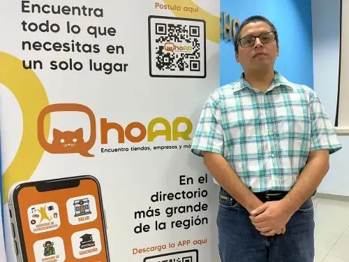 Alexander Llancaya Cubas es el creador del aplicativo con el primer directorio digital de empresas de la región Ayacucho. ANDINA/Difusión