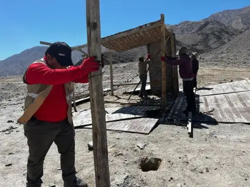 Con apoyo de las fuerzas del orden, la Dirección Desconcentrada de Cultura de Ica recuperó una zona ocupada de manera ilegal en el interior del Paisaje Arqueológico Líneas y Geoglifos de Nasca y Palpa, región Ica. ANDINA/Difusión