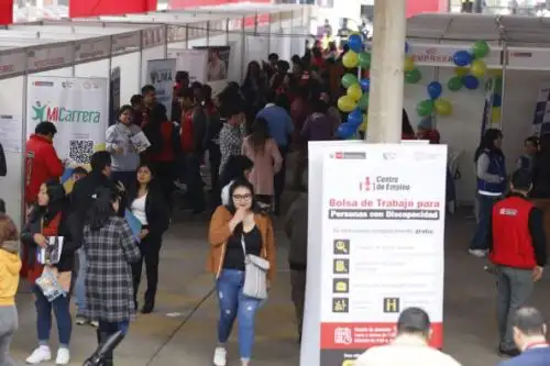 La Feria del Empleo es impulsada por el Ministerio de Trabajo y Promoción del Empleo (MTPE). ANDINA/Difusión