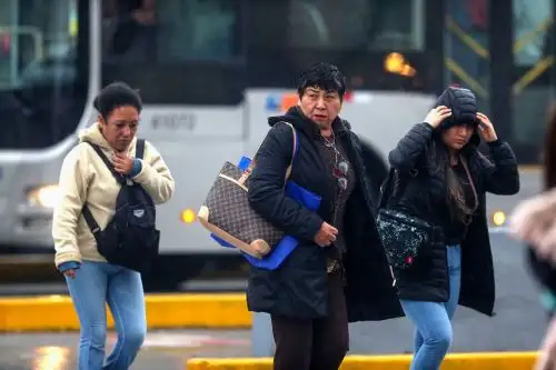 Lima amaneció este viernes con una inusual y persistente llovizna que cubrió calles y viviendas, intensificando la baja sensación térmica típica del invierno. Según Senamhi, las precipitaciones ligeras estuvieron acompañadas de cielos completamente nublados y temperaturas mínimas cercanas a los 13 °C, lo que incrementó la humedad ambiental y obligó a los limeños a abrigarse más de lo habitual. Foto: ANDINA/Lino Chipana