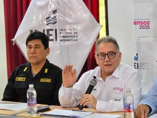El INEI destacó en Piura que los Censos Nacionales 2025 siguen adelante con el compromiso de ser uno de los mejores de la historia. ANDINA/Difusión