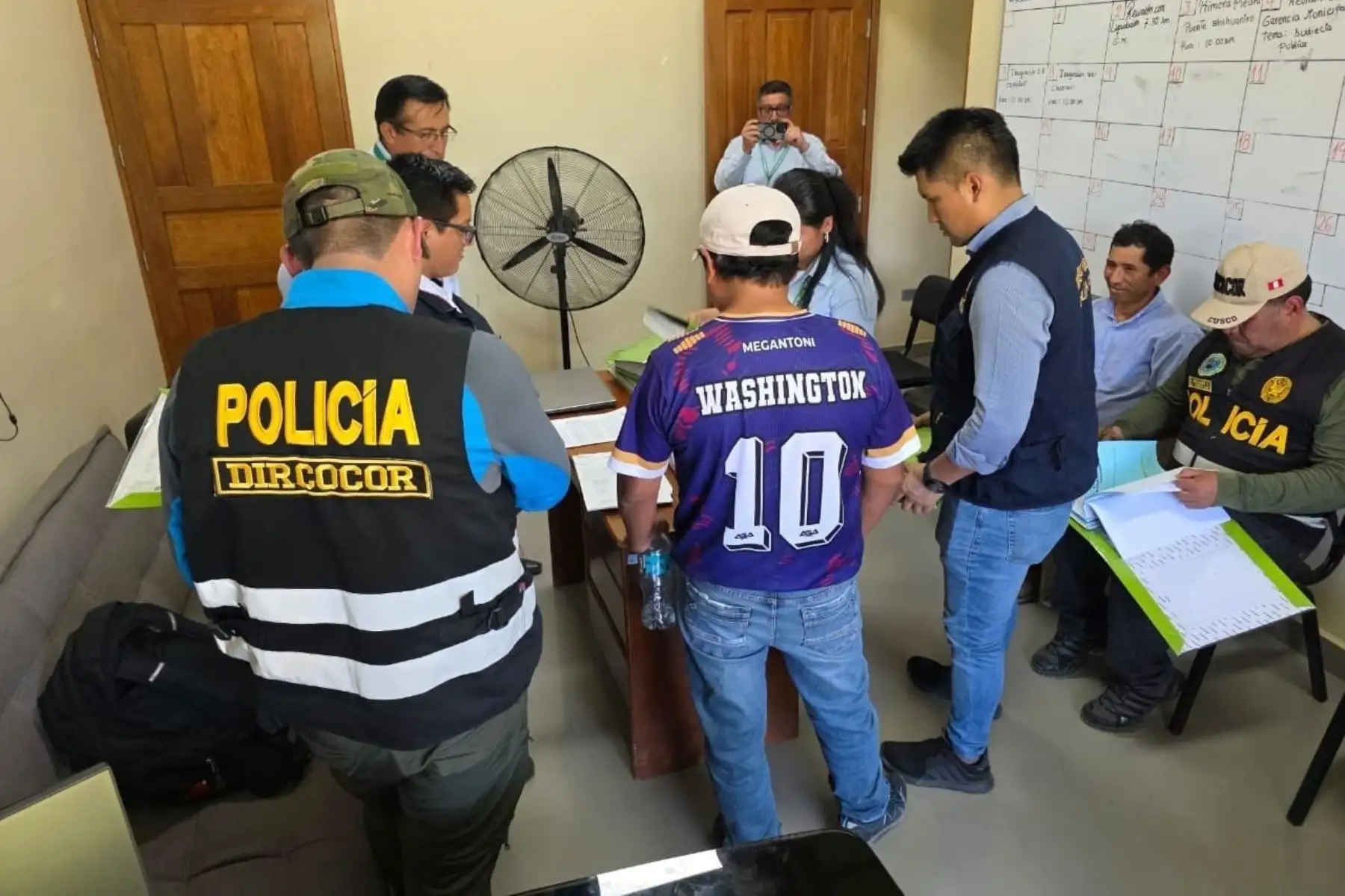 La PNP recibió información sobre el presunto direccionamiento de un concurso público convocado por la Municipalidad Distrital de Megantoni (Cusco). Foto: Cortesía Percy Hurtado