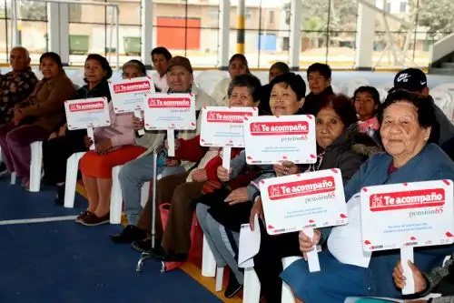 El programa social Pensión 65 proyecta superar este año los 2,600 usuarios atendidos gracias al servicio Te acompaño. Foto: Pensión 65