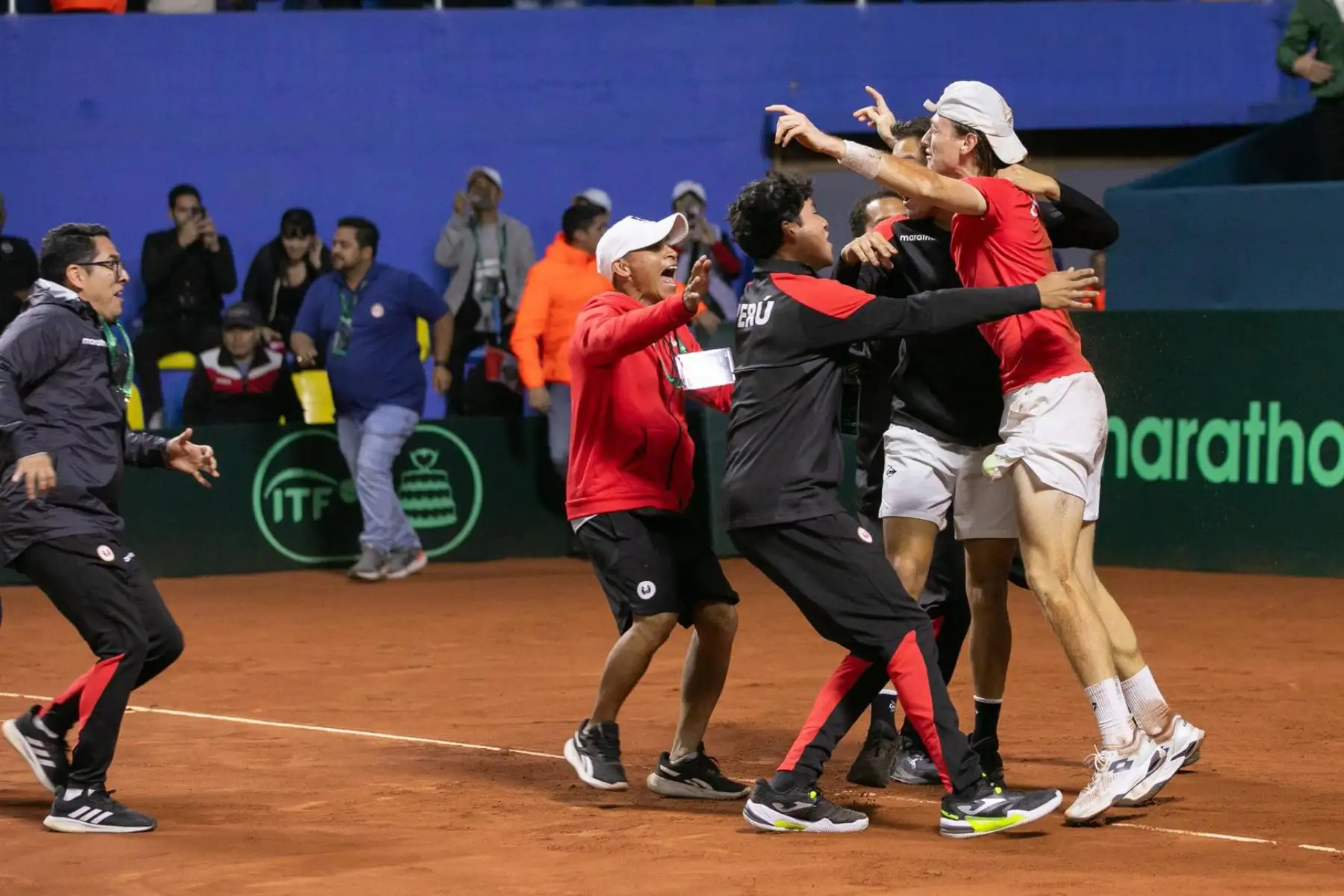 Ignacio Buse logra triunfo ante Nuno Borges de Portugal y avanza en la Copa Davis 2025.
Foto: IPD
