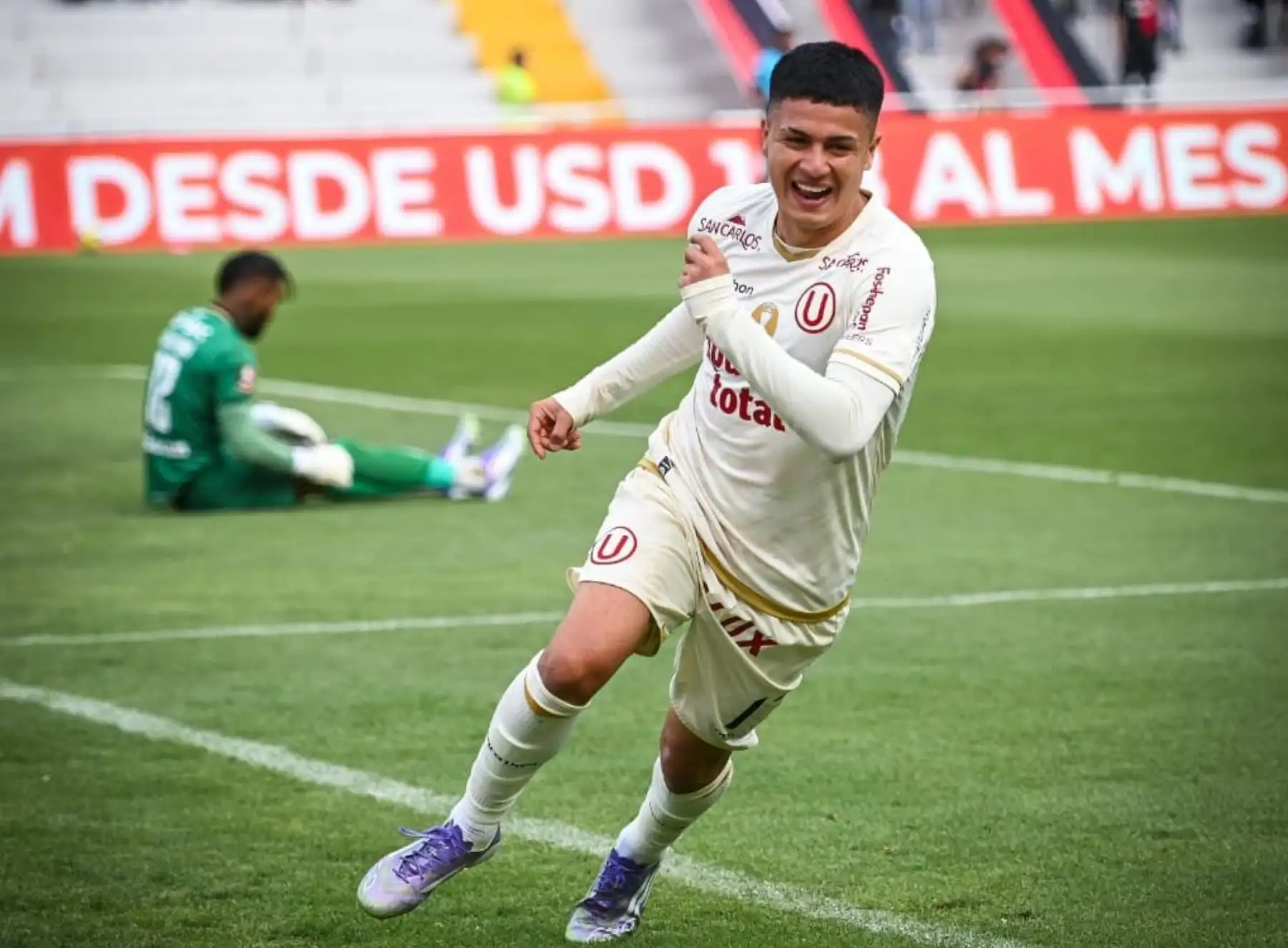 Jairo Concha anotó el gol que significó la paridad en el primer tiempo