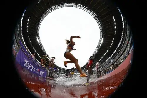 Espectaculares imágenes del  Campeonato Mundial de Atletismo en Tokio