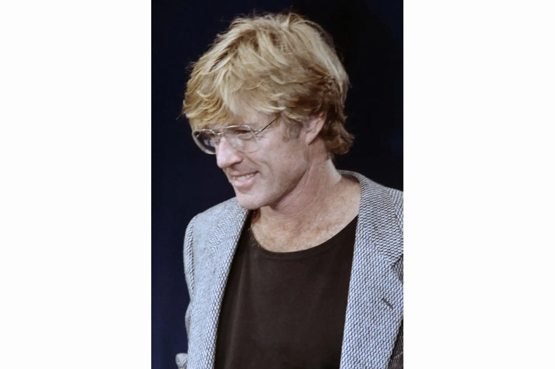 Fotografía tomada el 15 de mayo de 1988 que muestra al actor y director estadounidense Robert Redford durante el Festival Internacional de Cine de Cannes. Foto: AFP