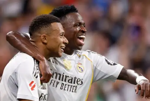 Kylian Mbappé y Vinicius Júnior son las figuras del Real Madrid