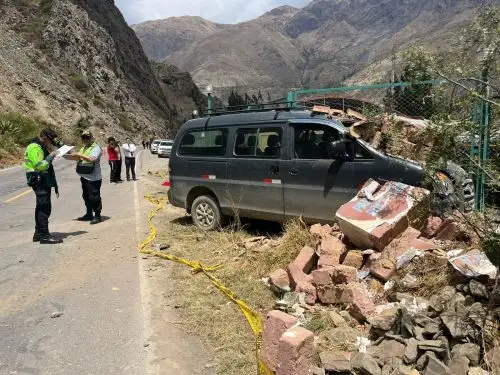 En un accidente de tránsito falleció un sereno del distrito de Ollantaytambo que llevaba medicamentos para los heridos del enfrentamientos en vía a Machu Picchu. ANDINA/Difusión