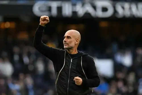 Guardiola intenta quitarle la presión al Manchester City