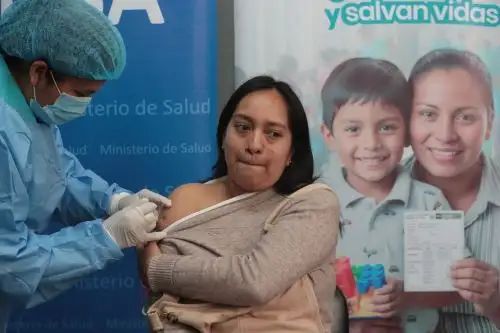 Minsa promueve campaña de vacunación a madre gestante