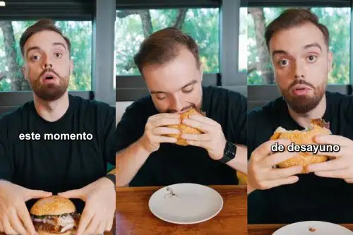 "Hay grandes desayunos en el mundo, pero esto es una auténtica delicia, es un 10/10", dijo Ibai Llanos. Foto: Captura Instagram