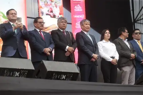 Presidentes de los gobiernos regionales de la Mancomunidad de los Andes. Foto: ANDINA/Vidal Tarqui