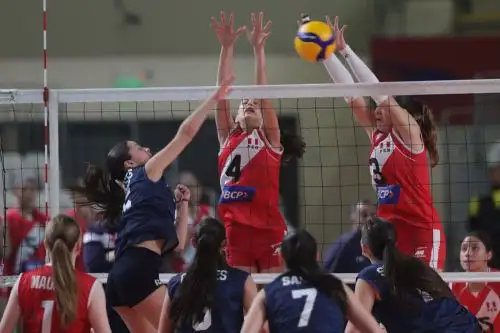 Perú perdió 2-3 contra Chile en el Sudamericano Femenino de Voley U17 - 2025 en Lima
