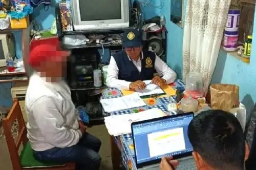 Fiscalía Especializada contra la Criminalidad Organizada de Ayacucho intervino 18 inmuebles en la provincia de Huanta y detuvo a cuatro presuntos integrantes de la organización criminal "Los temibles de Ayacucho". ANDINA/Difusión