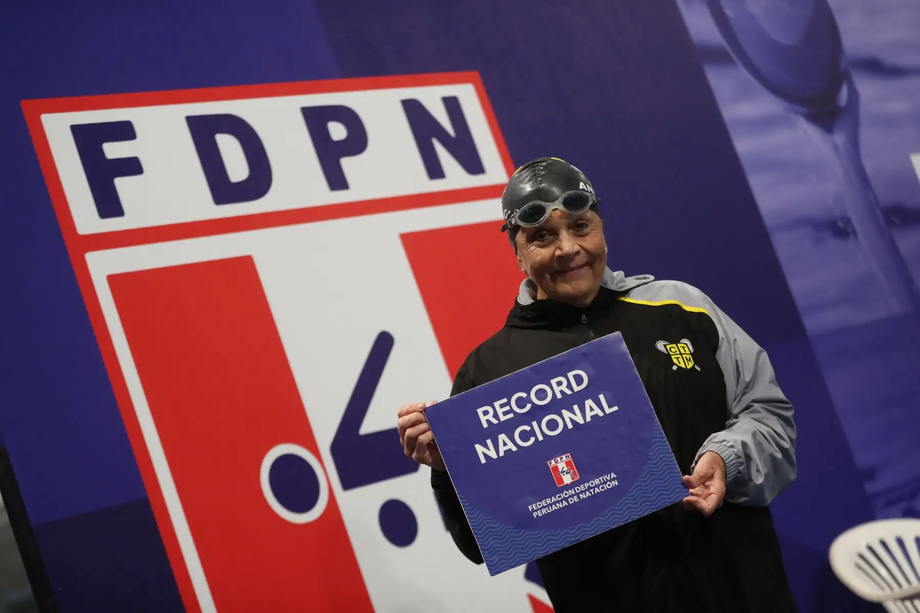 Por segundo día consecutivo, se realizó en la piscina olímpica del Campo de Marte de Jesús María el Campeonato Nacional de Natación Máster de Piscina corta 2025. En imagen la nadadora Ana María Canaval, nuevo récord nacional en 200 metros de pecho.
Foto : ANDINA / Lino Chipana Obregón.