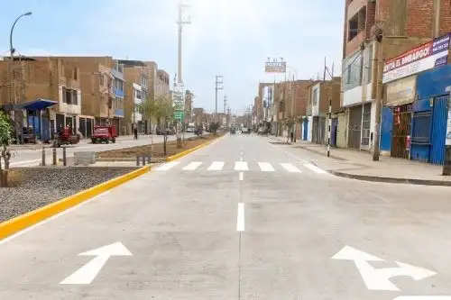 Entregan nueva av Pacasmayo con 3.5 km de pistas y veredas renovadas. Foto: ANDINA/Difusión.