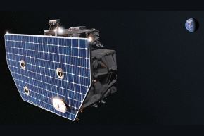 Una ilustración muestra la nave espacial del Observatorio Carruthers de la Geocorona. Foto: 
NASA/BAE Systems Space & Mission Systems