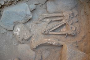 Arqueólogos peruanos y norteamericanos hallaron el entierro del Señor de Jesús María en Laredo, un alto personaje del antiguo Perú que vivió hace 4,500 años en la Zona Arqueológica Monumental Castillo de Jesús María. Foto: Luis Puell