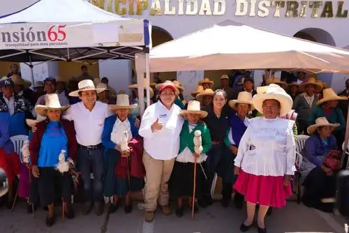 El objetivo del Gobierno es alcanzar el bienestar general, aseguró la ministra Fanny Montellanos en Cajamarca. Foto: MIDIS/Difusión.