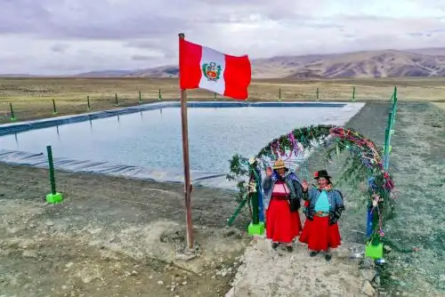 El Ministerio de Desarrollo Agrario y Riego (Midagri) anunció que el proyecto “Mejoramiento del Servicio de Recarga Hídrica y Aprovechamiento de Agua de Lluvia” alcanzó un nivel de cumplimiento del 95.1%.  ANDINA/Difusión