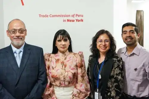 Ministra de Comercio Exterior y Turismo, Desilú León, sostuvo reuniones con empresarios de Estados Unidos para reforzar la imagen del Perú.ANDINA/Difusión