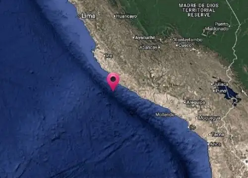 El epicentro del sismo de magnitud 5.8 se localizó cerca de Lomas, en la costa de la provincia arequipeña de Caravelí.