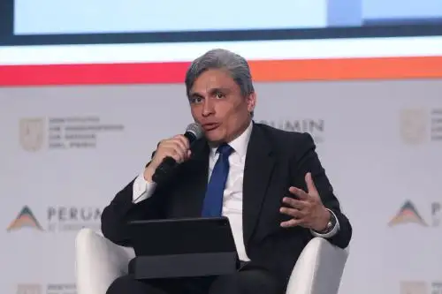 Viceministro de Economía, Erick Lahura, en Perumin.