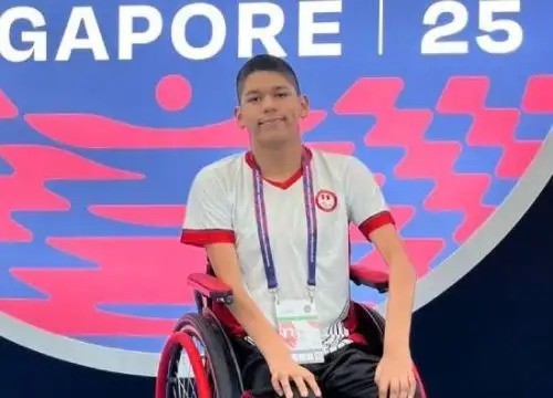 Isaías Sono destaca en el Mundial de Para Natación Singapur 2025