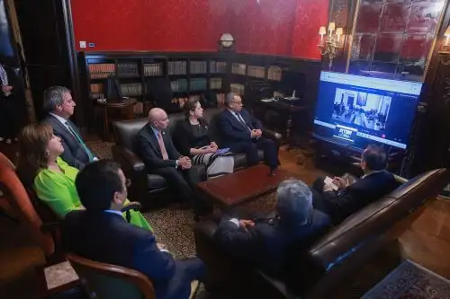Presidenta Dina Boluarte participó virtualmente en sesión del Consejo de Ministros desde Nueva York