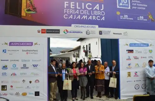 La Feria del Libro de Cajamarca (Felicaj) se inauguró este jueves 25 de septiembre y atenderá hasta el domingo 5 de octubre. ANDINA/Difusión