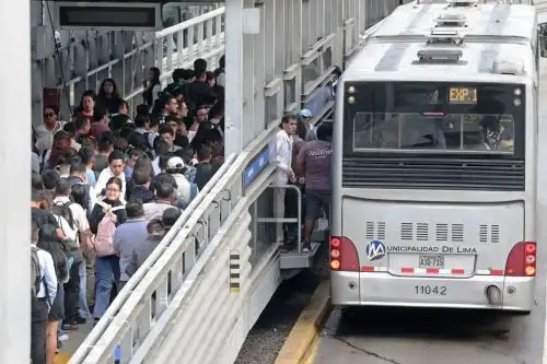 Foto: Estación del Metropolitano. ANDINA/archivo.