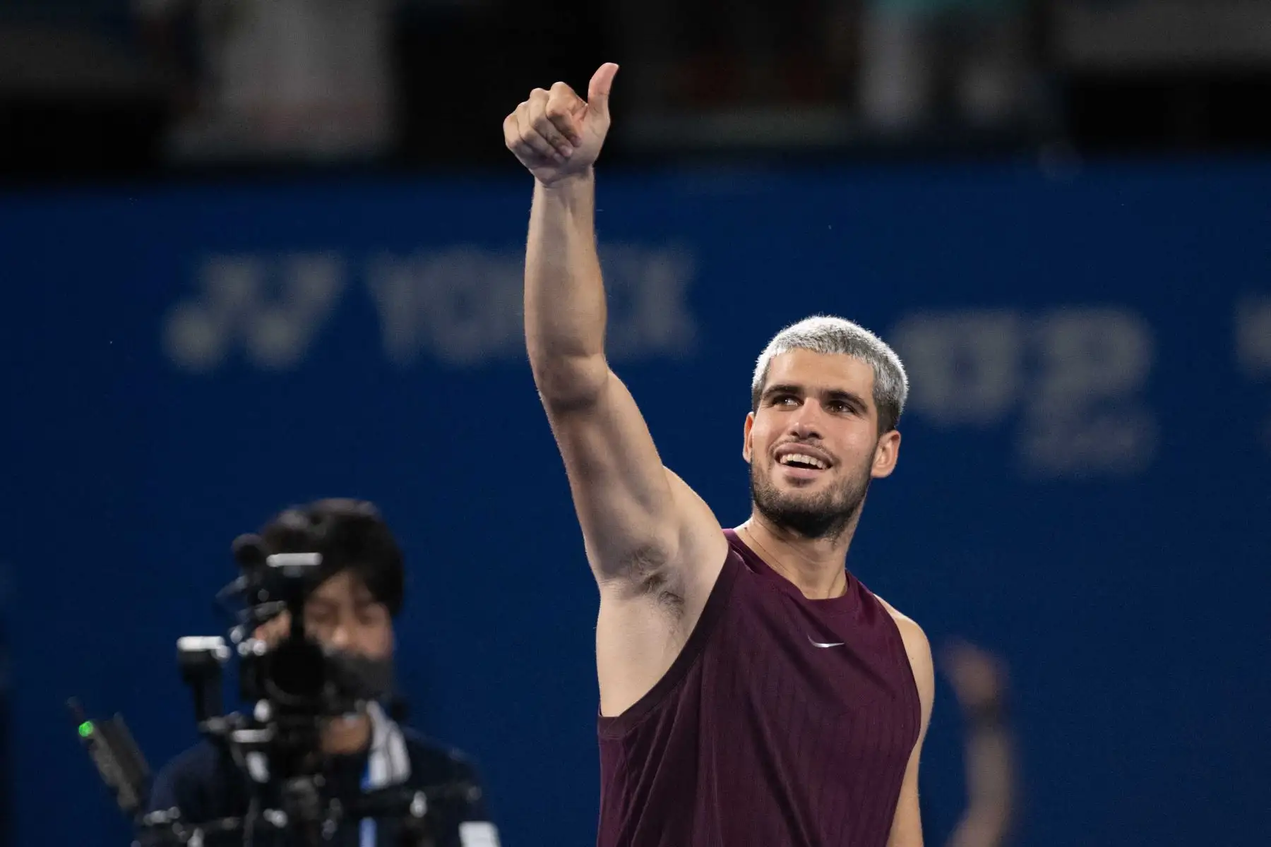 A sus 22 años, Alcaraz suma ya 24 títulos en el circuito ATP, seis de ellos del
Grand Slam. Foto: AFP