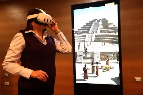 Exposición multimedia “Caral bajo la mirada de El Peruano” se exhibe en la sala Nasca del Ministerio de Cultura