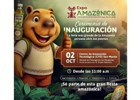 ExpoAmazónica 2025 se inaugura hoy en Tarapoto.