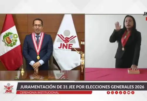 Se realizó este miércoles 1 de octubre la instalación y juramentación de cargos del Jurado Electoral Especial de Arequipa 2.
