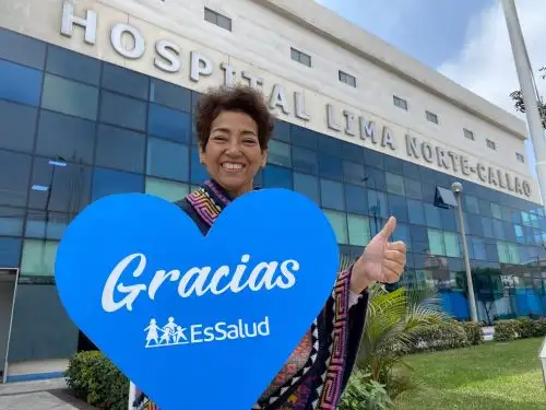 Gisela Fajardo, madre de familia volvió a nacer luego de someterse a una compleja cirugía de emergencia. Foto: ANDINA/Difusión