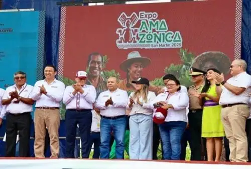 El Ministerio del Ambiente promueve negocios sostenibles y conciencia ambiental en la feria ExpoAmazónica 2025 que se realiza en la ciudad de Tarpaoto.