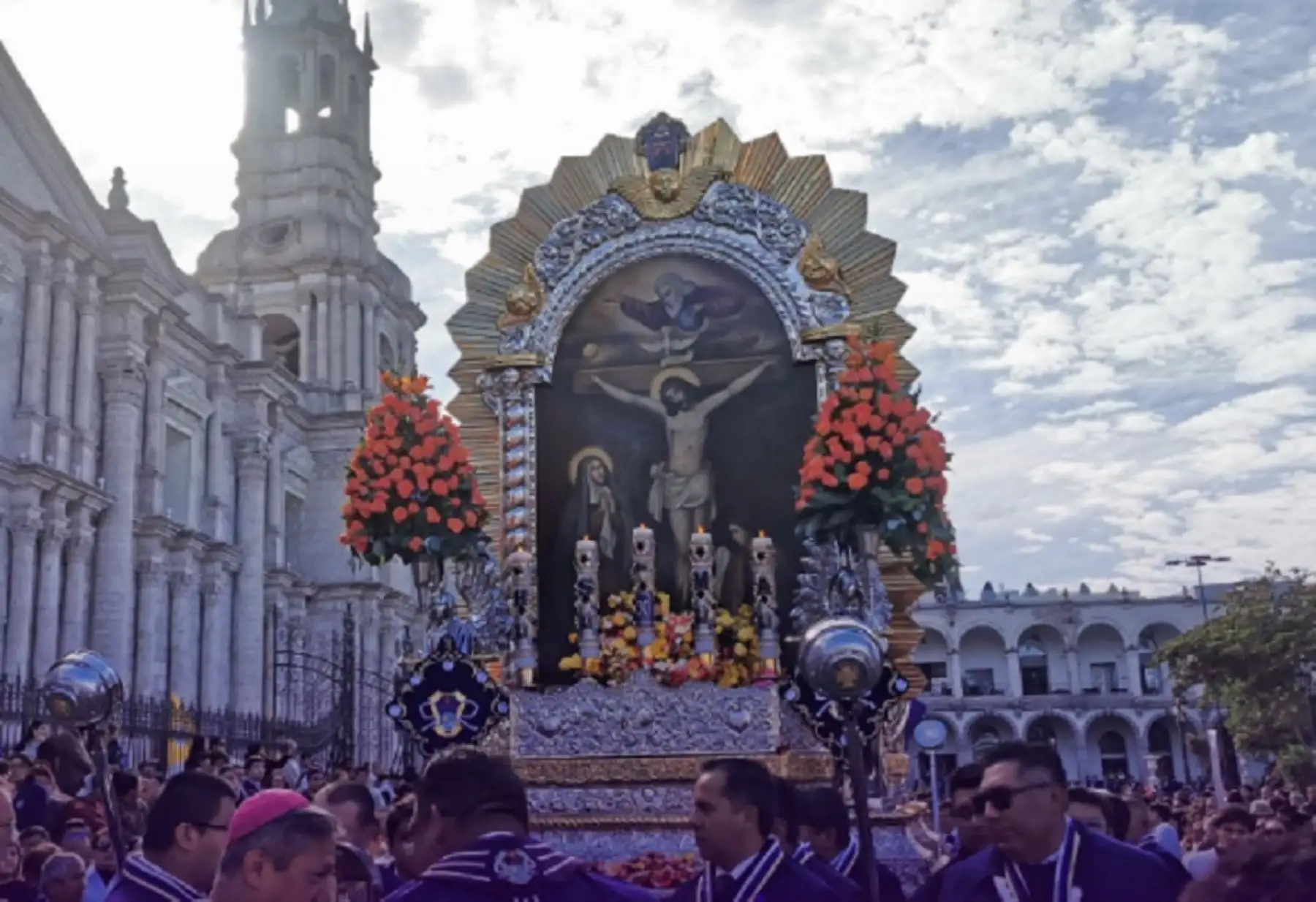 Arequipa: modifican horario de procesión del Cristo Morado por elevadas temperaturas