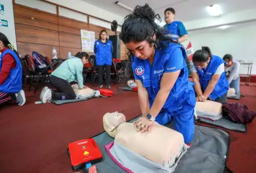Escuela de Emergencia capacitó a más de 13 500 profesionales de la salud en lo que va del año. Foto: ANDINA/Difusión