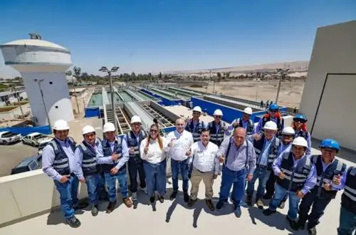 Jefe del Gabinete, Eduardo Arana, inaugura en Tacna PTAP Calana que beneficiará a 300 mil familias