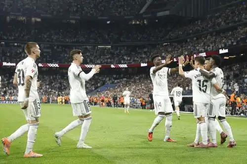 Real Madrid gana 3 a 1 ante el Villarreal CF en el estadio Santiago Bernabéu de Madrid