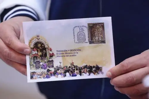 Un sello de fe: lanza matasello en honor al Señor de los Milagros.