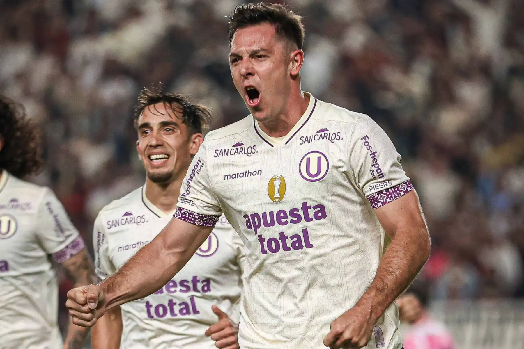 Universitario gana por 3-0 a Juan Pablo II College. Foto: Difusión