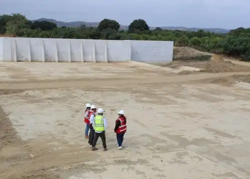 ANIN culminó en Tumbes con la construcción de 1.5 km de diques en la margen izquierda del río Tumbes para prevenir posibles inundaciones y desborde a causa de las lluvias intensas. ANDINA/Difusión