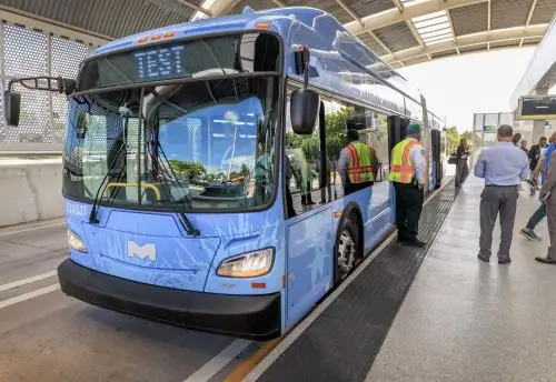 El condado de Miami-Dade tiene el decimoquinto sistema de transporte público de Estados Unidos, con más de 80 millones de viajes por año. Foto. EFE