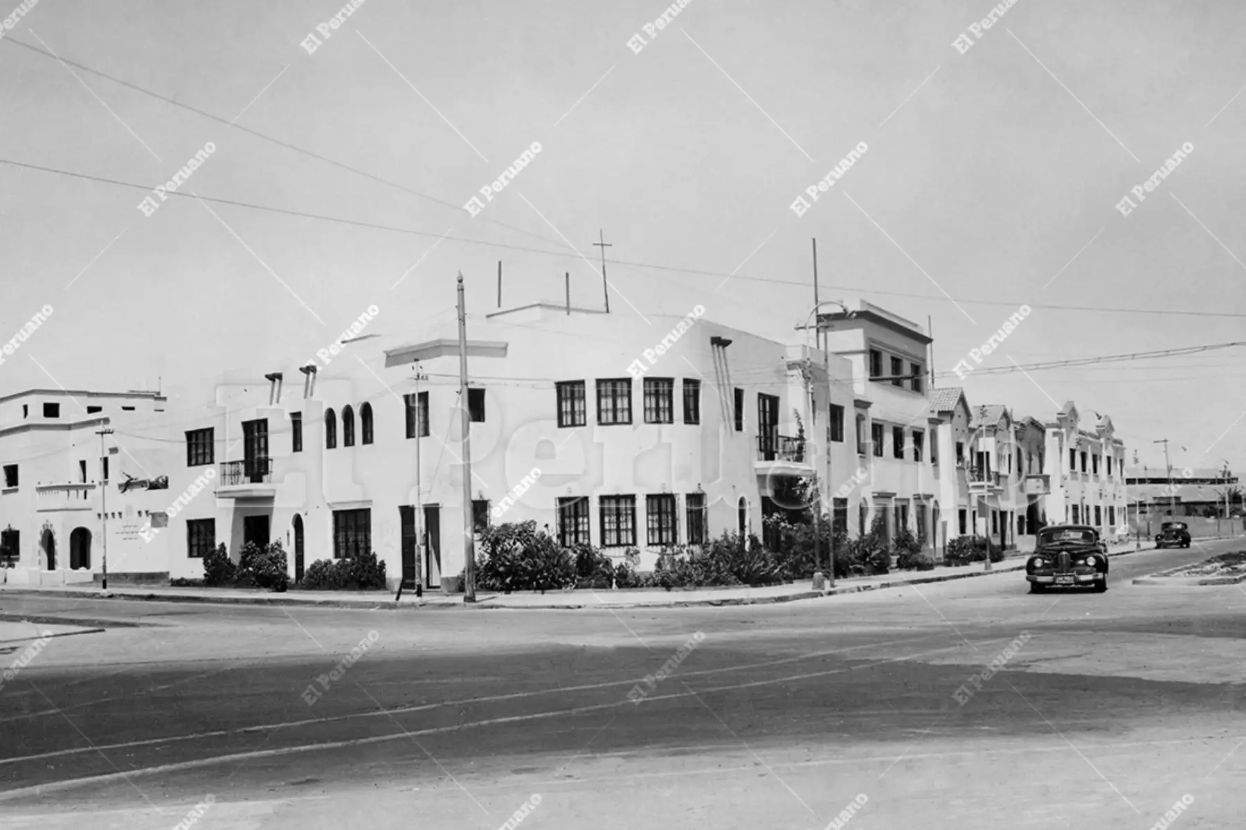 Callao -  1952 / Elegantes residencias de Bellavista entre las avenidas Buenos Aires y Guardia Chalaca. Foto: Archivo Histórico de El Peruano