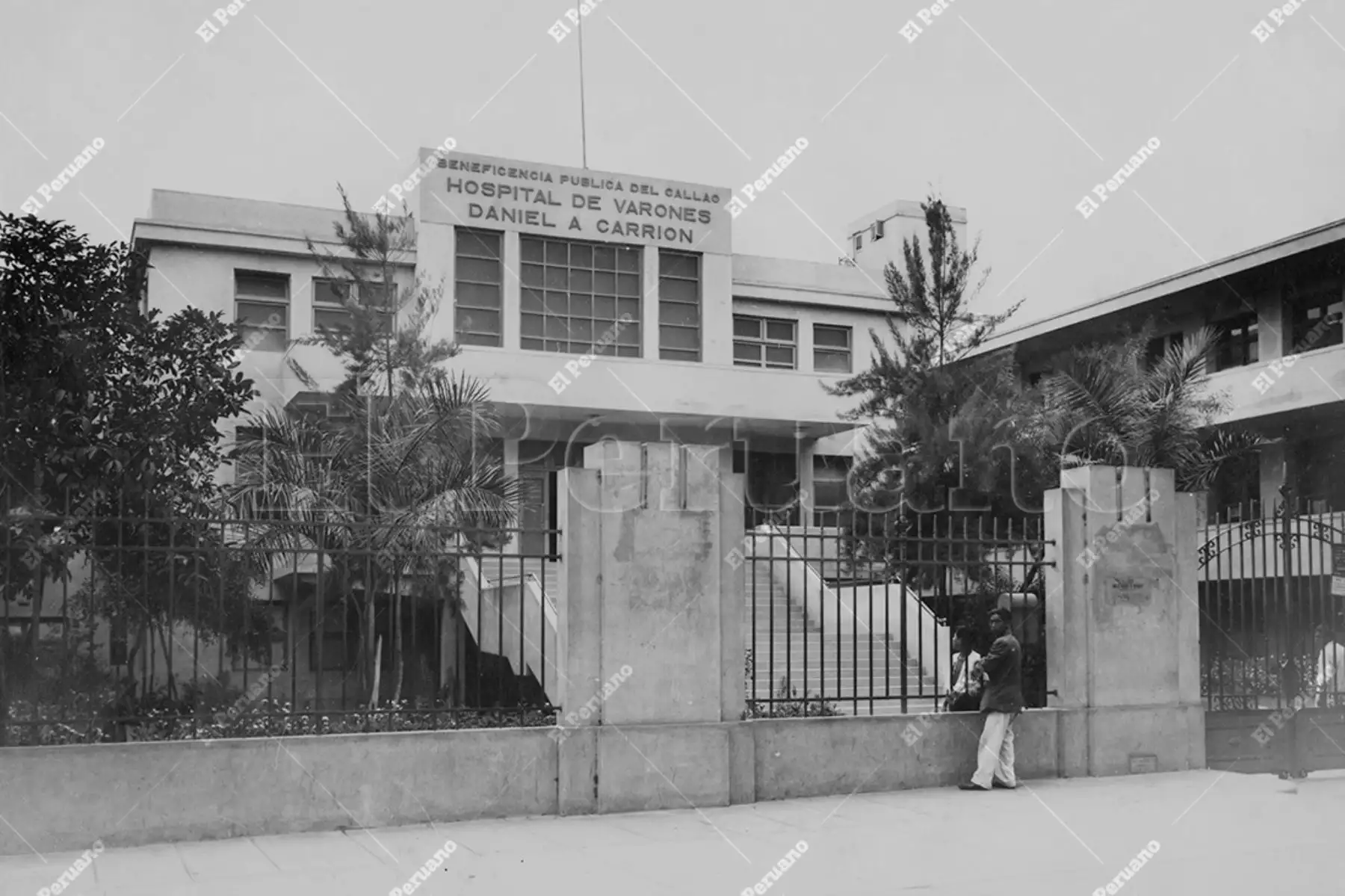 Callao - 1952 / Hospital de Varones Daniel Alcides Carrión en Bellavista. Foto: Archivo Histórico de El Peruano