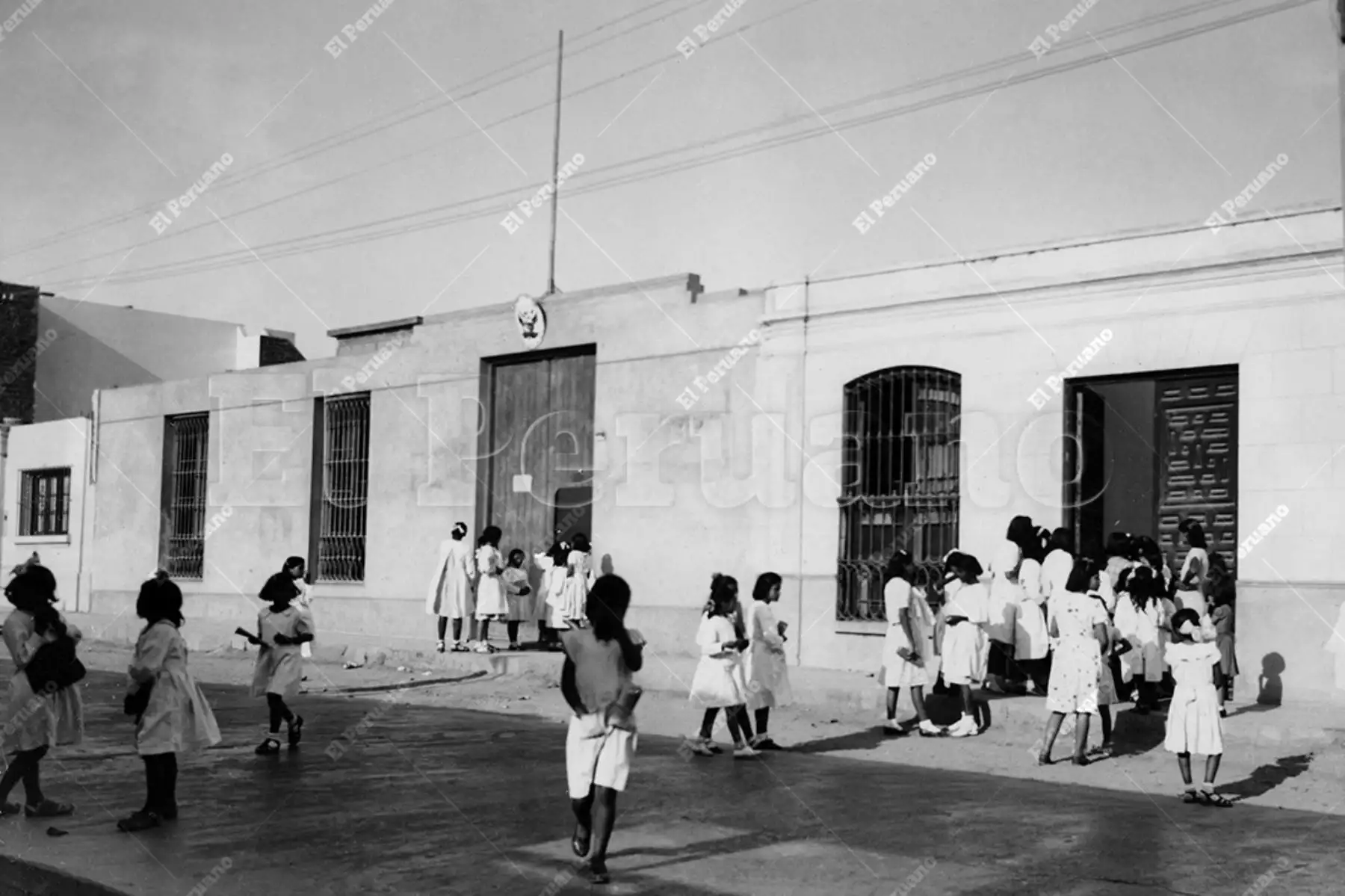 Callao - 1952 / Escuela fiscal N° 447 de Bellavista. Foto: Archivo Histórico de El Peruano