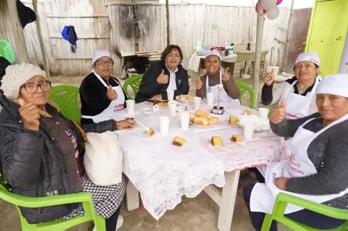 La ministra Montellanos (Midis) destacó el papel de las lideresas populares para garantizar la seguridad alimentaria de las familias vulnerables. Foto: MIDIS/Difusión.